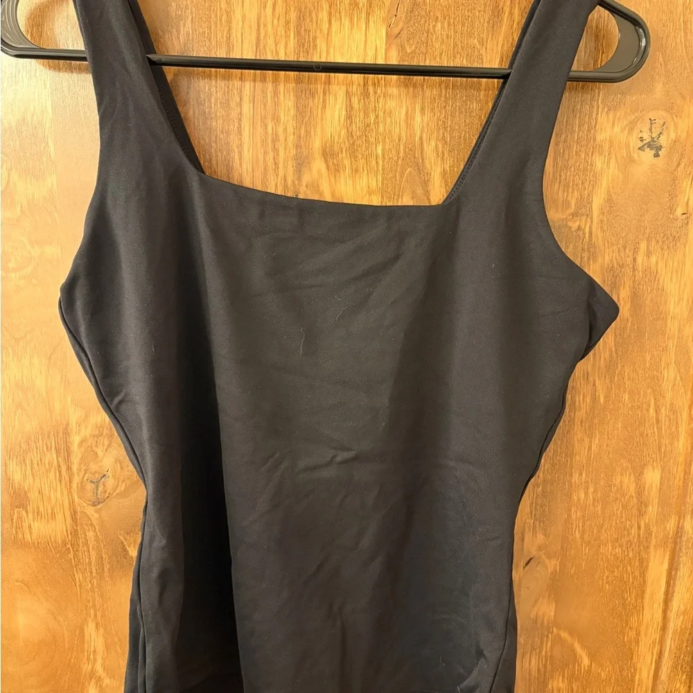 BlackMilk Matte Black Tank Top - Picture 4 of 5